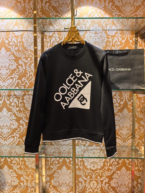 Dolce & Gabbana DG Patterned Logo Comfortable Sweatshirt