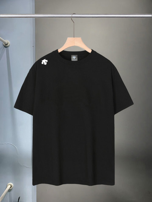 Descente 32-Count Double-Yarn Cotton Short-Sleeve T-Shirt