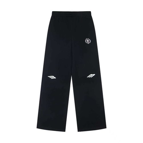 Balenciaga Embroidered Logo Cotton Casual Sweatpants