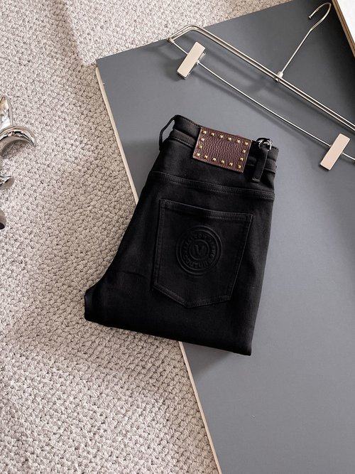 Versace High - end Jeans with Imported Elastic Fabric
