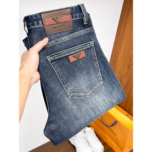 Armani High-Elastic Jeans with Excellent Details