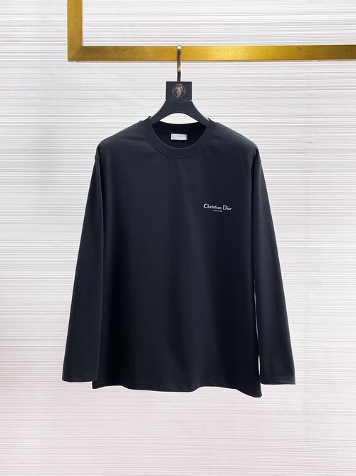 Dior High-quality Long-sleeved T-shirt with Sorona Material