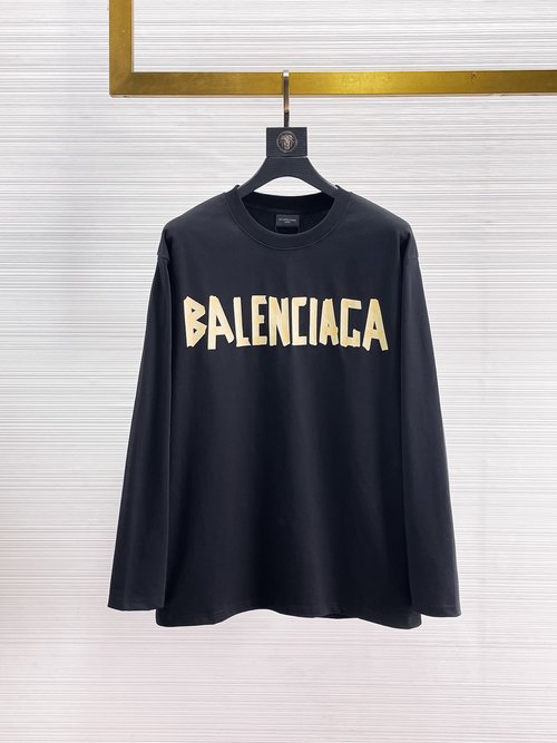 Balenciaga High - quality Long - sleeve T - shirt with Sorona Material