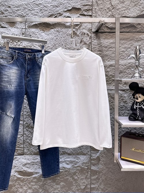 Dior High-Quality Long Sleeve T-Shirt with Sorona Fabric