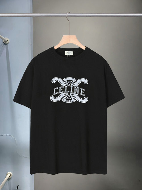 Celine New Printed Letter T-Shirt in Soft Cotton & Many Colors