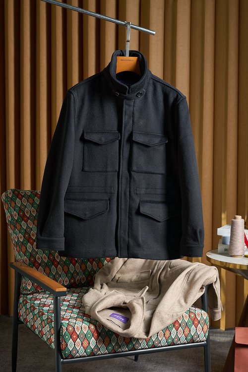 Polo Ralph Lauren Light Khaki Jacket with Practical Design