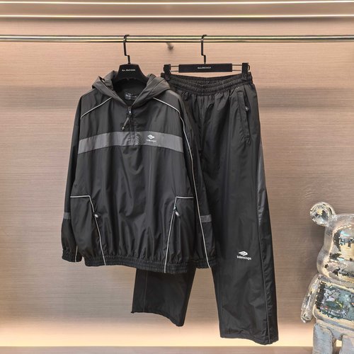 Balenciaga Ski Hoodie with Tech Fabric