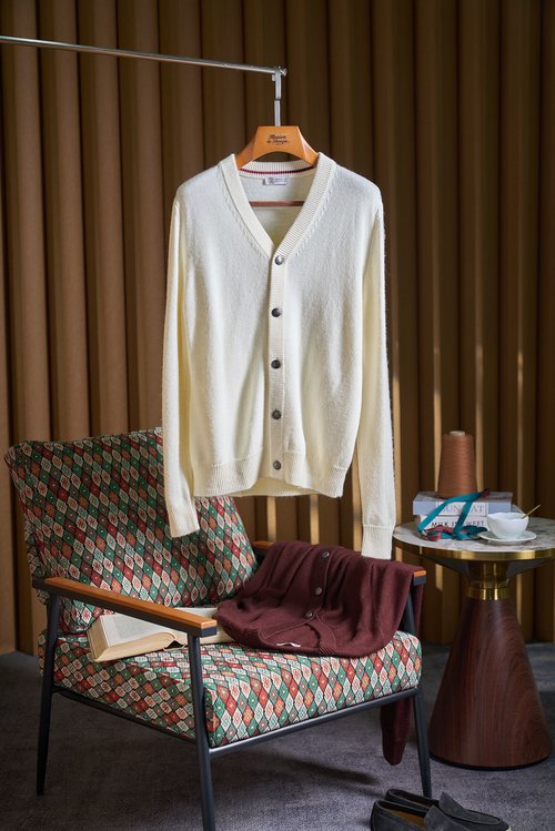 Loewe 100% Wool Open-front Cardigan for Comfort & Style