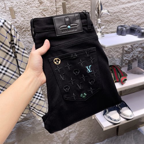 Louis Vuitton Top-Tier Denim Jeans with Premium Fabric Blend