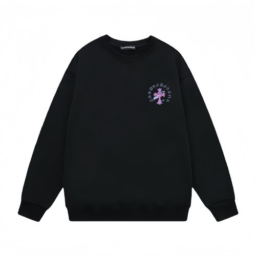 Chrome Hearts Cotton Crewneck Sweatshirt in Black & White