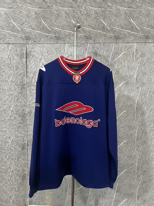 Balenciaga New Football Short Sleeve Jersey, All Cotton