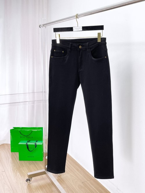 Versace Premium Stretch Jeans with Brand Accents