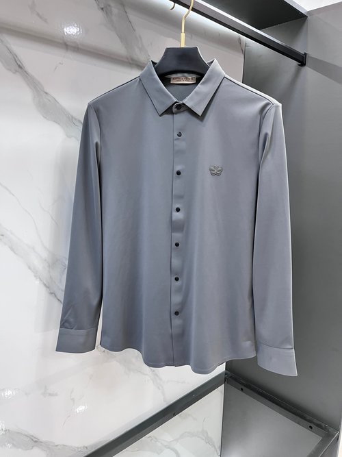 Bottega Veneta Customized Ice-cool Collared Long-sleeve Shirt