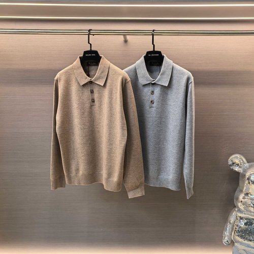 Loro Piana Silk-Wool Blend Knit POLO Shirt