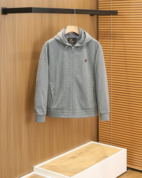 Loro Piana Classic Casual Set in Gray and Beige