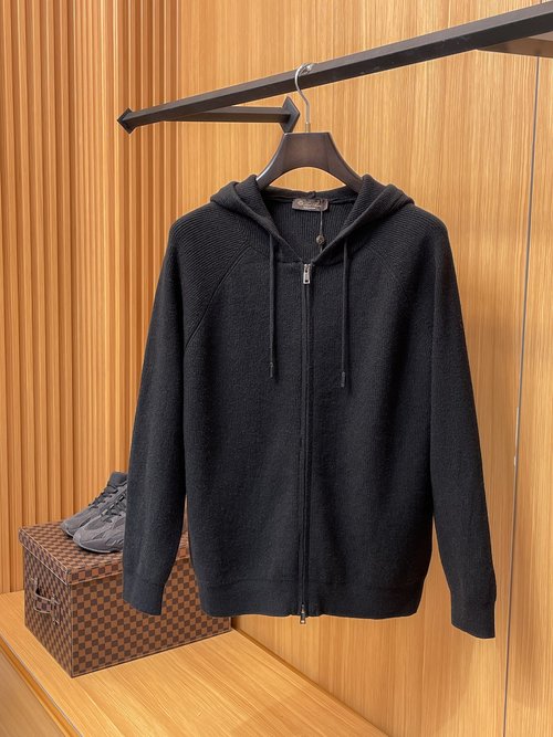 Loro Piana Wool POLO with Logo Embroidery, Soft and Durable