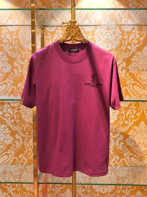 Yves Saint Laurent Gorgeous T-Shirt with Intricate Embroidery