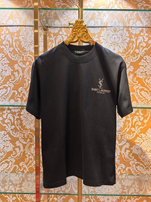 Yves Saint Laurent Gorgeous T-Shirt with Intricate Embroidery