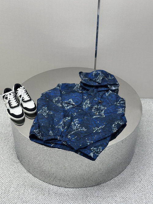 Louis Vuitton Sailboat Print Windbreaker with Tech Features