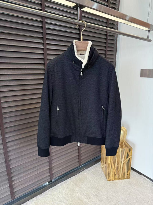 Loewe Wool Blend Collared Jacket Suitable for Any Occasion