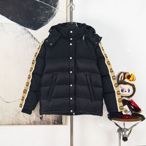 Gucci Authentic Down Jacket with Double G Logo, Superior Warmth