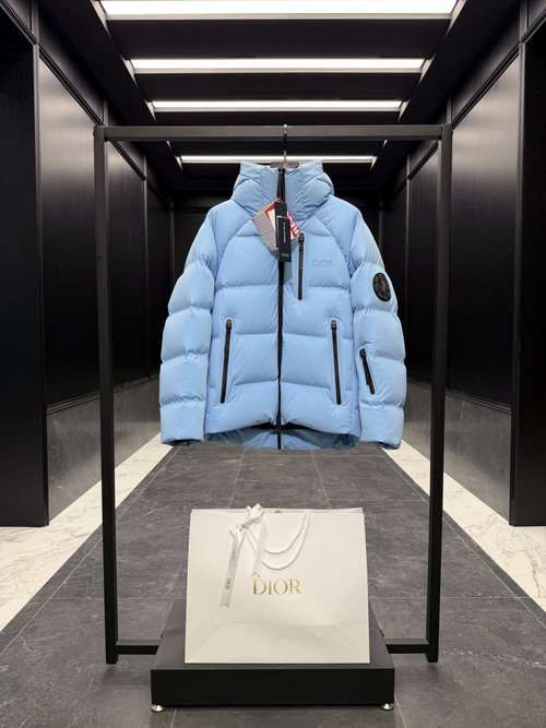 Dior Waterproof Ski Down Jacket with Logo & Recco