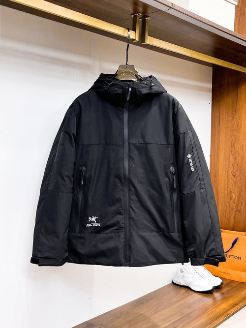 ArcTeryx 90-Down Filled Jacket with Logo, Colorful & Warm