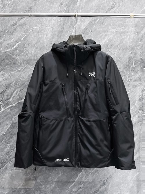 ArcTeryx 90-Down Filled Jacket with Classic Logo and Color Block