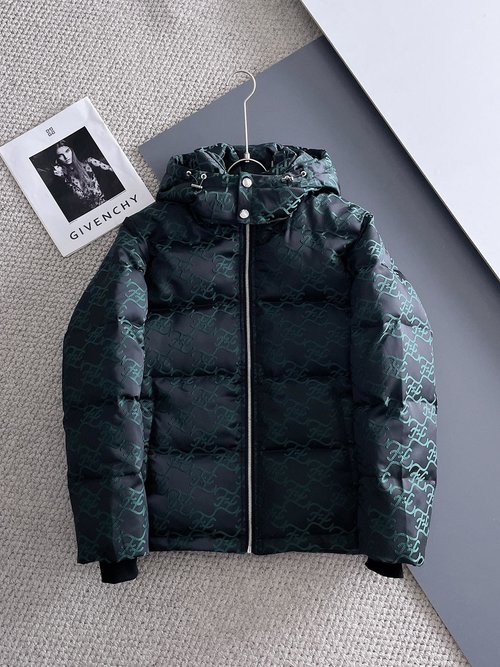 Fendi Premium 90% Down Fillable Unisex Puffy Jacket