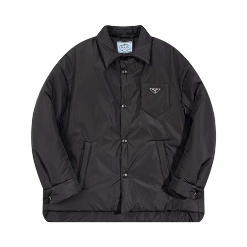 Dior Classic Triangle Logo Loose Cotton Jacket