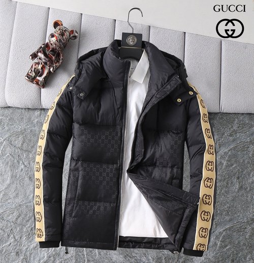 Gucci High - end Down Jacket with Classic Logo and Good Warmth