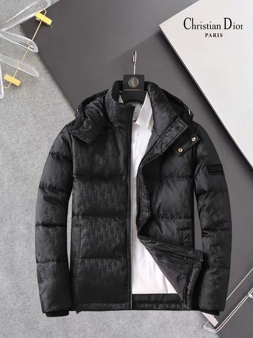 Dior Premium 90 Down Puffy Jacket with Classic Logo