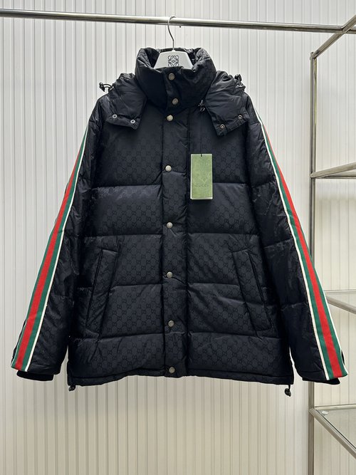 Gucci Detachable Hood Down Jacket with High - Quality Filling
