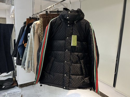 Gucci Detachable Hood Down Jacket with Waterproof Fabric