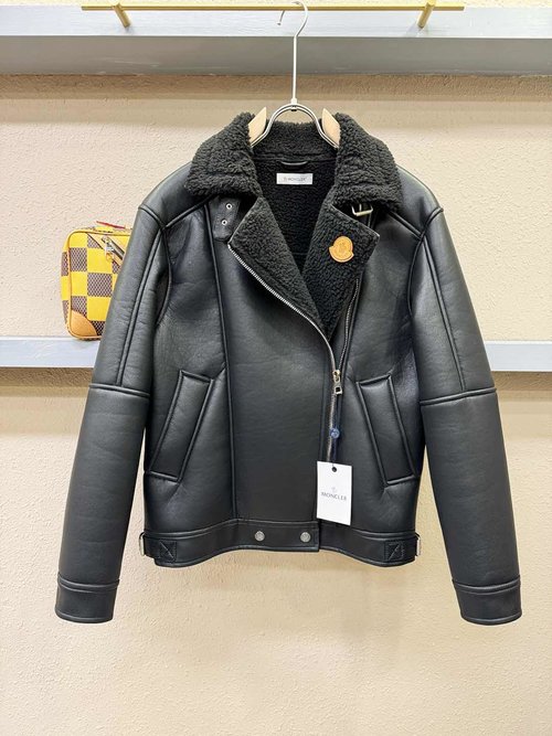 Moncler Faux Fur Blend with Vintage Charm