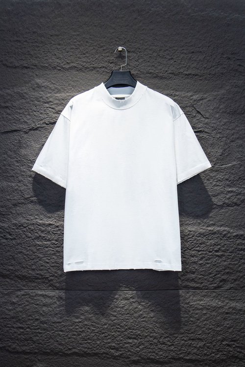 Versace Vintage Distressed Print Short Sleeve T-Shirt