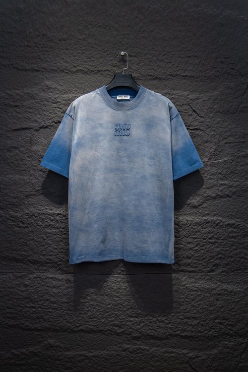 Versace Unique Dyed T-shirt with Graffiti Art Prints