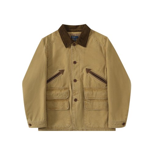 Polo Ralph Lauren Classic Patchwork Cotton Jacket in Vintage Wash Style