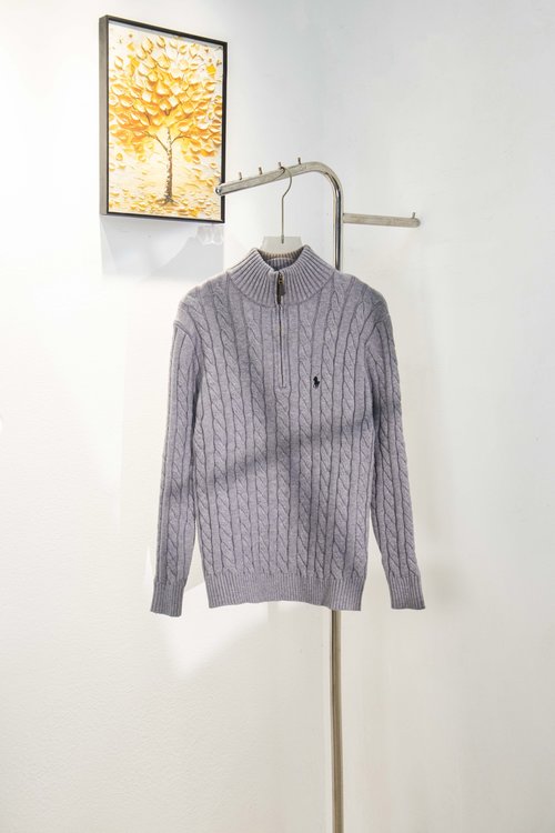 Polo Ralph Lauren Half-Zip Twisted Knit Sweater, Four Colors