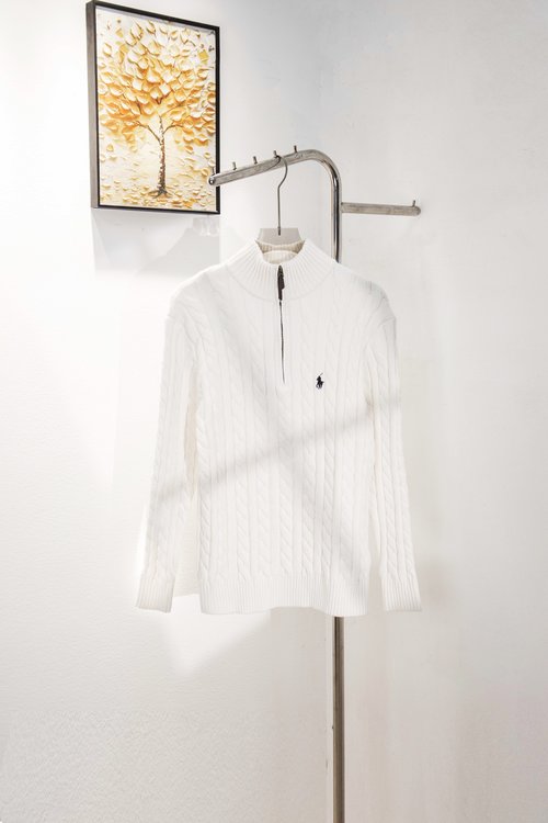 Polo Ralph Lauren Half-Zip Twisted Knit Sweater, Four Colors