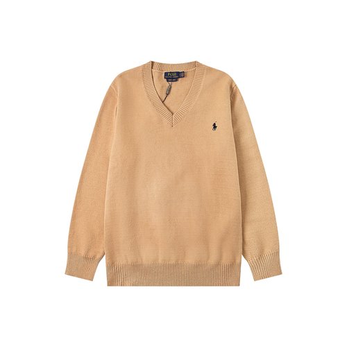 Polo Ralph Lauren Round Neck Knit Sweater with Big Twists