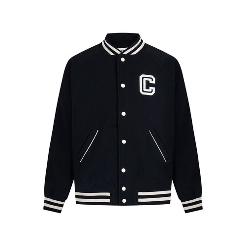 Celine Casual Embroidered Wool Blend Jacket, Versatile Design