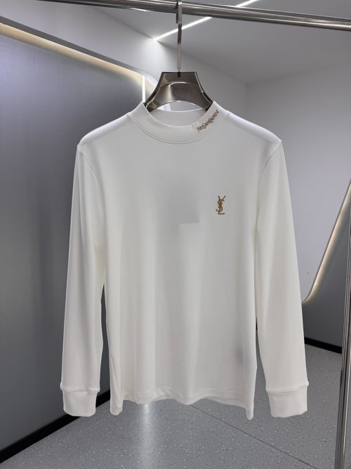 Yves Saint Laurent Trade Order Logo Embroidery Comfortable Base Layer