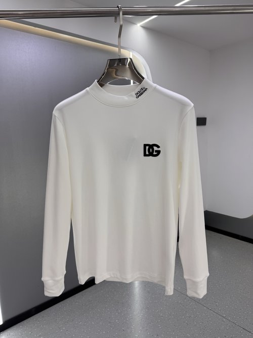 Dolce & Gabbana Custom Baby Fleece Undershirt with Logo Embroidery