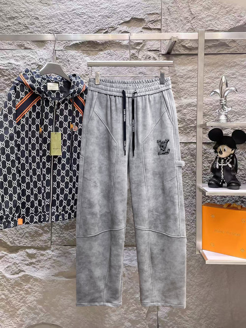 Louis Vuitton New Casual Pants with Logo and Good Comfort