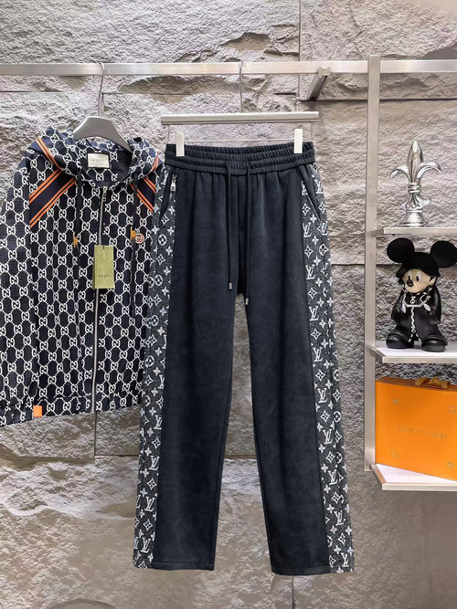 Louis Vuitton Returnable New Leisure Pants with Classic Logo