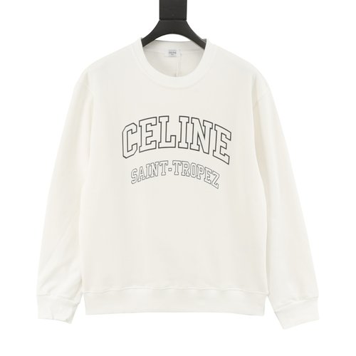 Versace Hollow Letter Round Neck Sweatshirt with 3D Printing