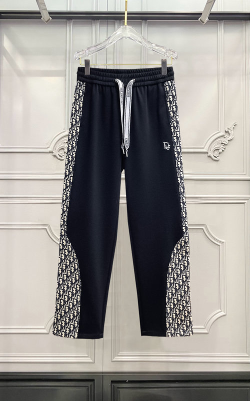 Dior Classic Logo Casual Pants with Great Comfort