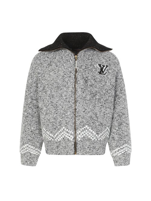 Louis Vuitton Fishing Knit Jacket with Precision Details