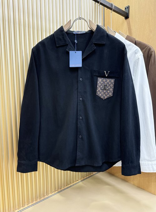 Louis Vuitton Classic Casual Shirt with Unique Design and Soft Fabric